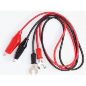 GBC 18.6000.50 - Crocodile clamps measurement cable with fork shaped terminals INSULATED CROCODILE Onetrade